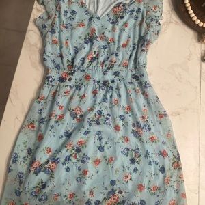 MNG casual floral printed dress